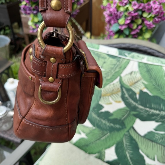 Coach MEDIUM 11127 Vintage Whiskey 65th Anniversary Legacy Leigh Leather Satchel - Picture 6 of 15